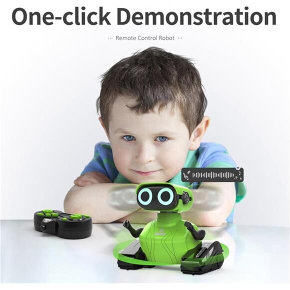 Robot Toys, Remote Control Robot Toy, RC Robots for Kids with LED Eyes - Picture 2 of 7